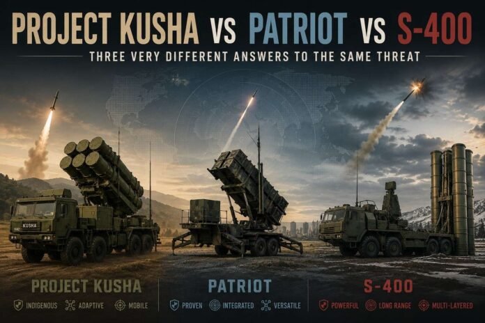Project Kusha vs Patriot vs S-400